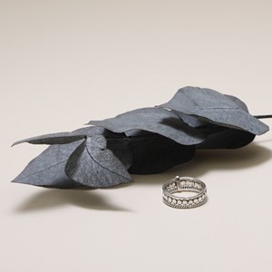 Bague 3 rangs en argent 54