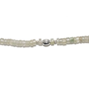 Bracelet argent et quartz blanc