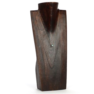 Collier labradorite et laiton doré