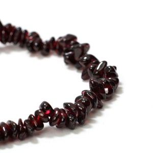 Bracelet chakra racine grenat