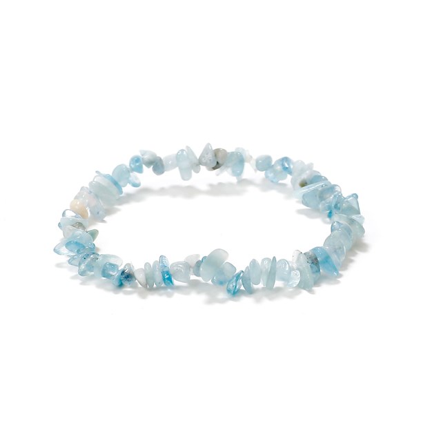 Nature & Découvertes - Bracelet chakra gorge aigue-marine
