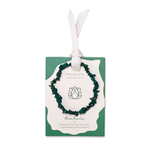 Bracelet chakra cœur malachite