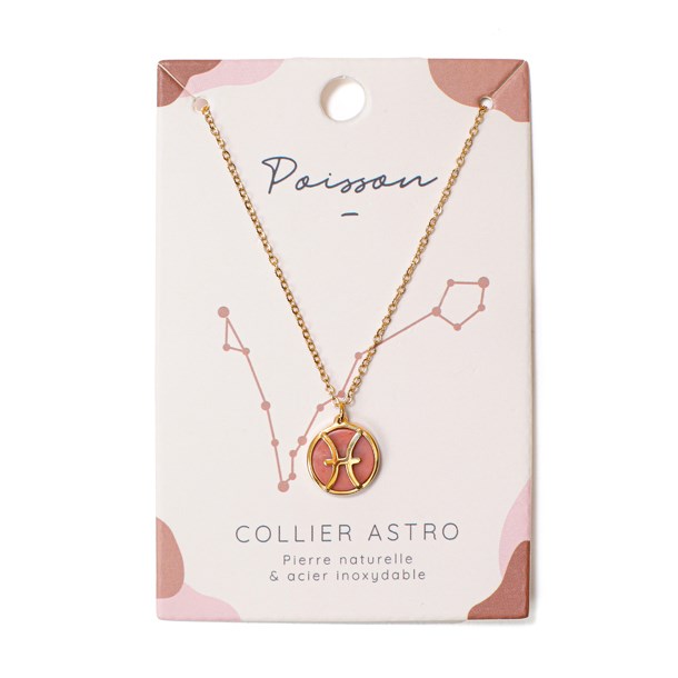 Nature & Découvertes - Collier signe astrologique poisson