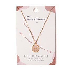 Collier signe astrologique taureau