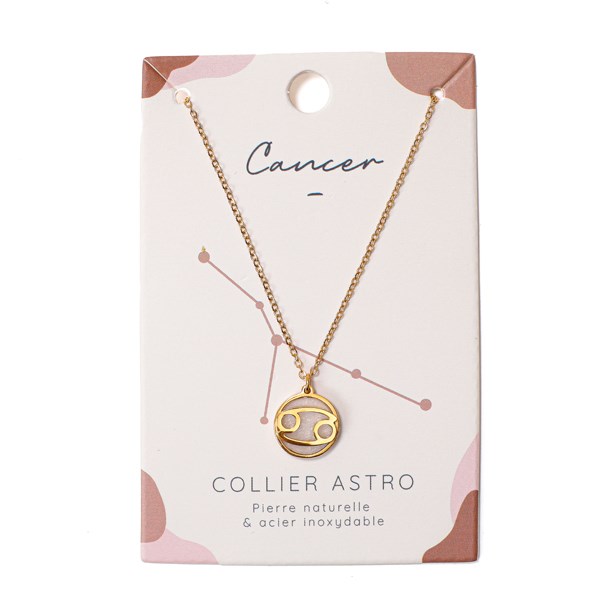 Nature & Découvertes - Collier signe astrologique cancer