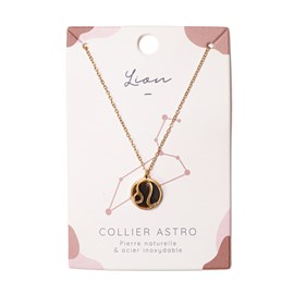 Collier signe astrologique lion
