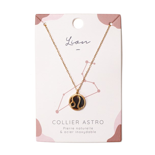 Nature & Découvertes - Collier signe astrologique lion