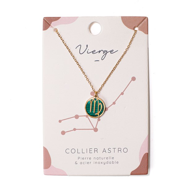 Nature & Découvertes - Collier signe astrologique vierge