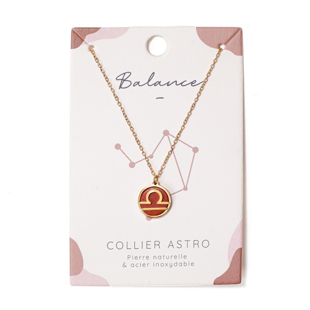 Nature & Découvertes - Collier signe astrologique balance