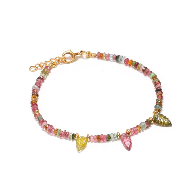 Nature & Découvertes - Bracelet en perles de tourmaline
