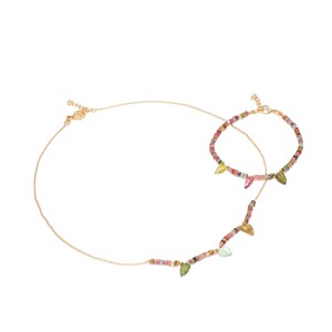 Bracelet en perles de tourmaline