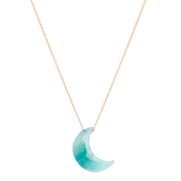 Nature & Découvertes - Collier Lune amazonite quartzite