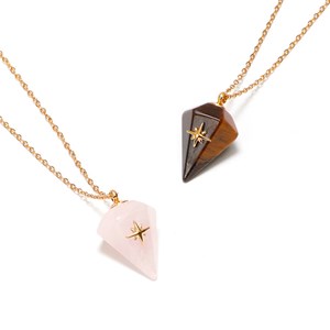 Collier pendule œil de tigre