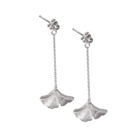 Boucles d'oreilles Gingko argent 925