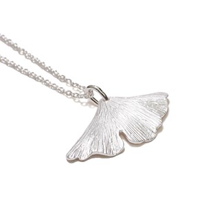 Collier Gingko argent 925