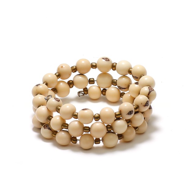 Nature & Découvertes - Bracelet trois rangs baies d'açaï