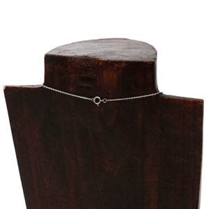 Collier pierre de Lune et argent