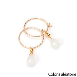 Créoles pierre de lune