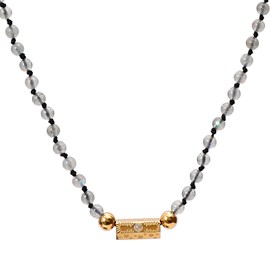 Collier mala labradorite