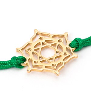 Bracelet chakra Anahata vert