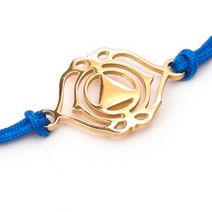 Bracelet chakra Ajna bleu