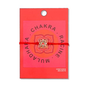 Bracelet chakra Muladhara rouge