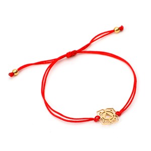 Bracelet chakra Muladhara rouge
