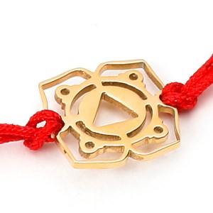 Bracelet chakra Muladhara rouge