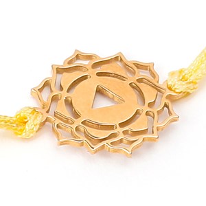 Bracelet chakra Manipura jaune