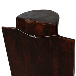 Collier argent et quartz fraise