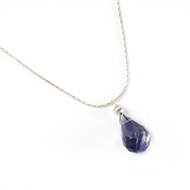 Nature & Découvertes - Collier argent et iolite