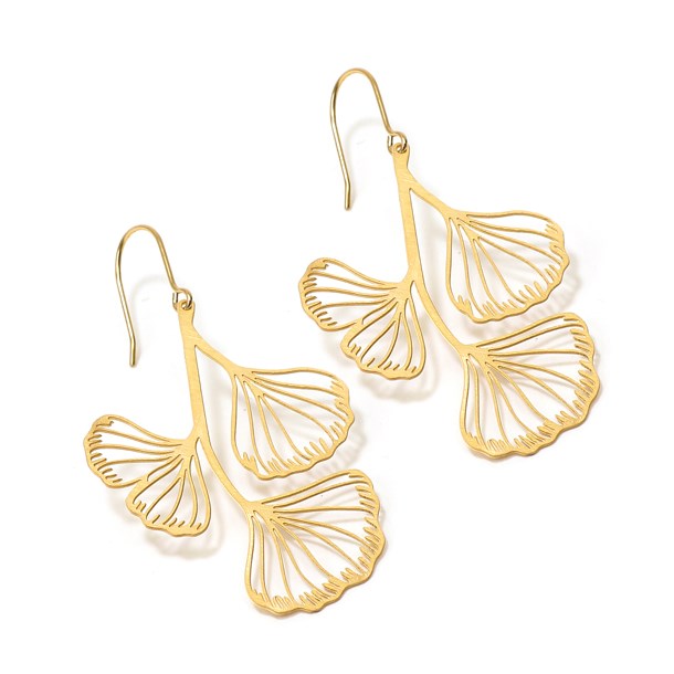 Nature & Découvertes - Boucles d'oreilles Ginkgo
