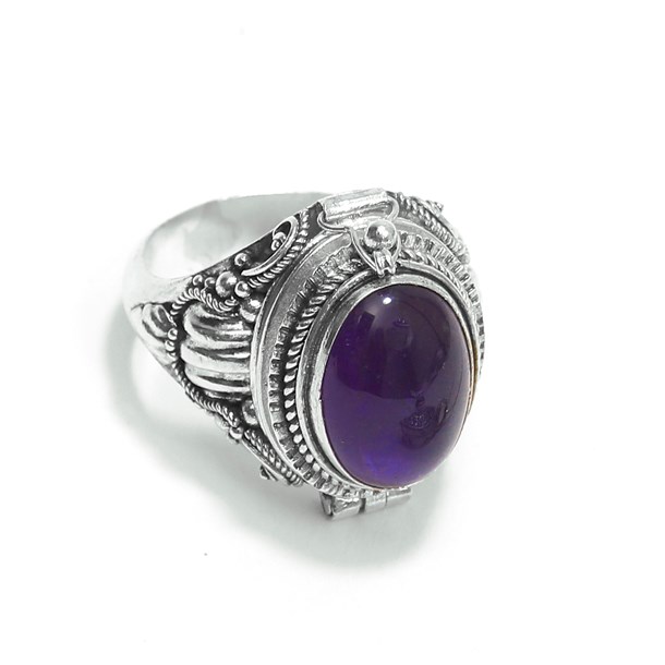 Nature & Découvertes - Bague secrète améthyste