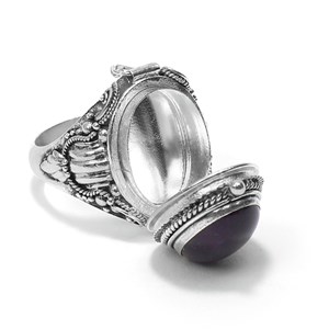 Bague secrète améthyste 60