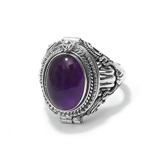 Bague secrète améthyste 60