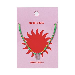 Bracelet Summer Miyuki quartz rose