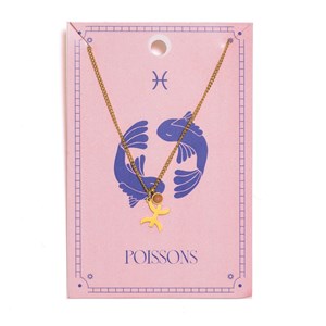 Collier signe astrologique Poisson