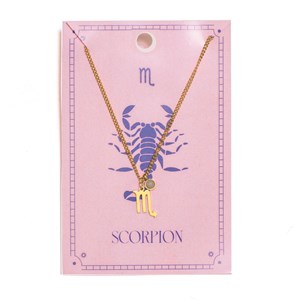 Collier signe astrologique Scorpion