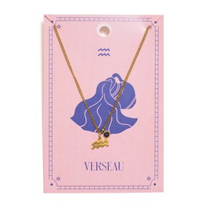 Collier signe astrologique Verseau