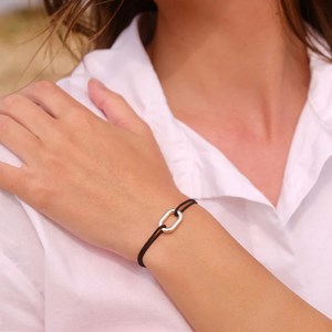 Bracelet Filin Le Vent à la Française Noir