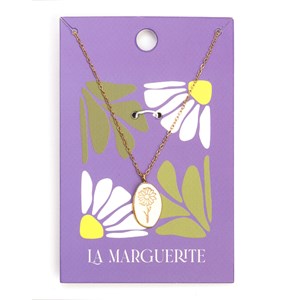 Collier pendentif marguerite