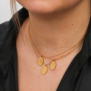 Collier pendentif marguerite