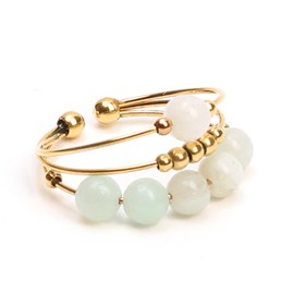 Bague anti-stress pierre naturelle