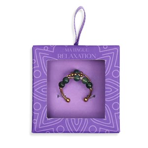 Bague anti-stress pierre naturelle Agate