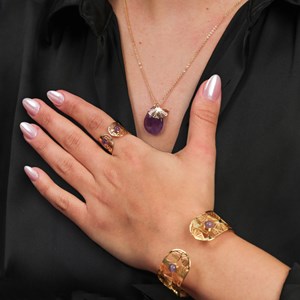 Bague Mina améthyste