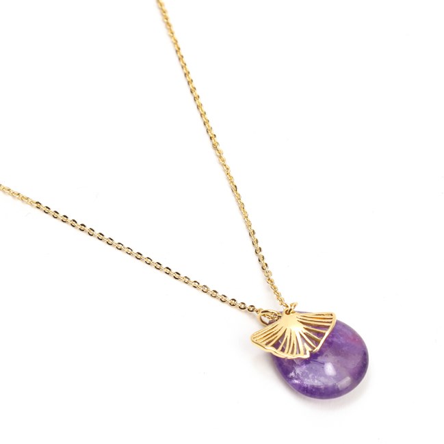 Collier Mina améthyste