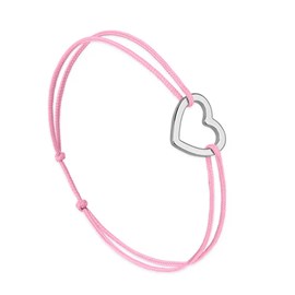 Bracelet enfant plaqué argent avec cordon Le Vent à la Française