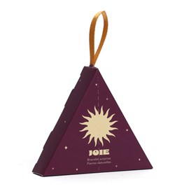 Cracker surprise bracelet avec cordon ajustable et pierre fine