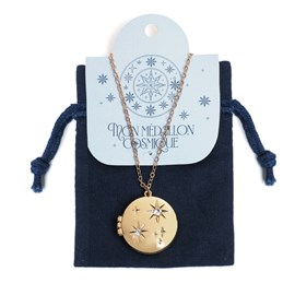 Médaillon cosmique avec miroir en zinc