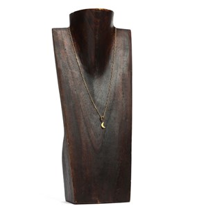 Livre-écrin cadeau avec collier symbolique en acier et strass Sérénité